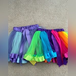 Rainbow tutus
